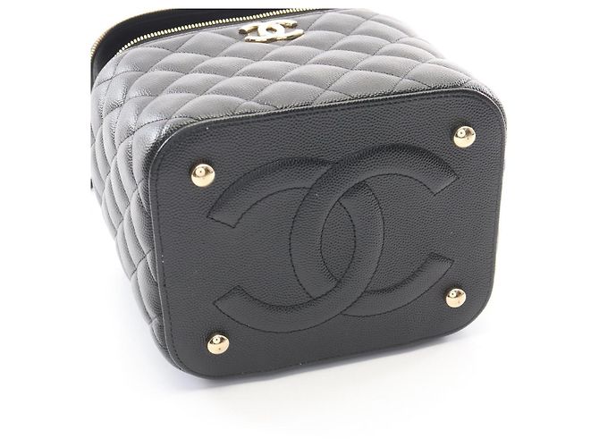 Vanity Beauty case matelassé Chanel Nero - vista 9