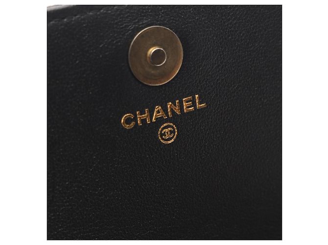 Borsa a tracolla porta telefono Chanel Matelassé Nero - vista 4