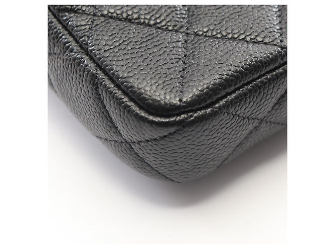Borsa a tracolla porta telefono Chanel Matelassé Nero - vista 7