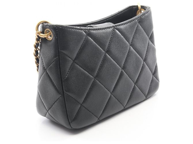 Borsa Hobo Matelassé Chanel Nero - vista 2