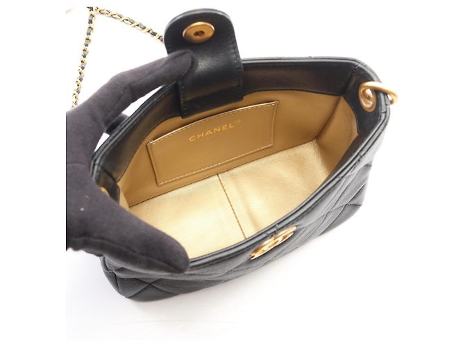 Borsa Hobo Matelassé Chanel Nero - vista 3