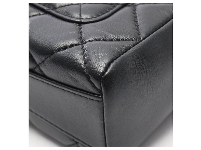 Borsa a Spalla Chanel Matelassé Box Chain Nero - vista 8