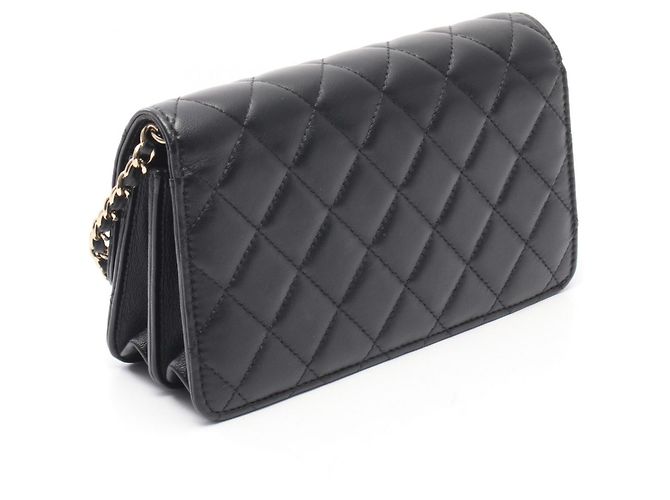 Borsa a Spalla Chanel Matelassé Nero - vista 2