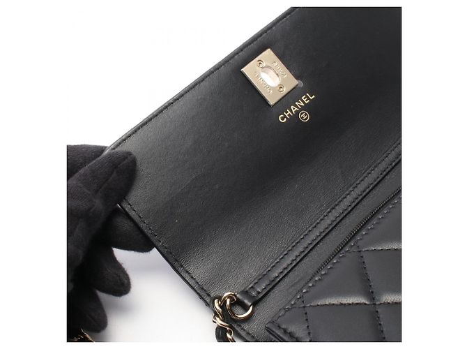 Borsa a Spalla Chanel Matelassé Nero - vista 7
