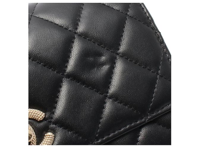 Borsa a Spalla Chanel Matelassé Nero - vista 8