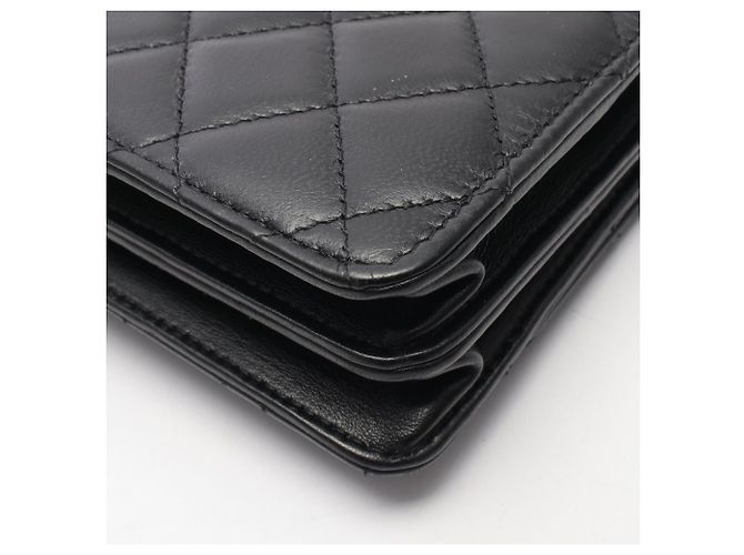 Borsa a Spalla Chanel Matelassé Nero - vista 9
