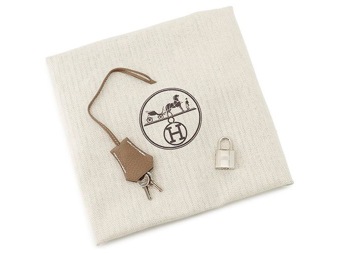 Hermès Borsa Hermes Kelly 28 in Etoupe Gray Taupe - vista 16