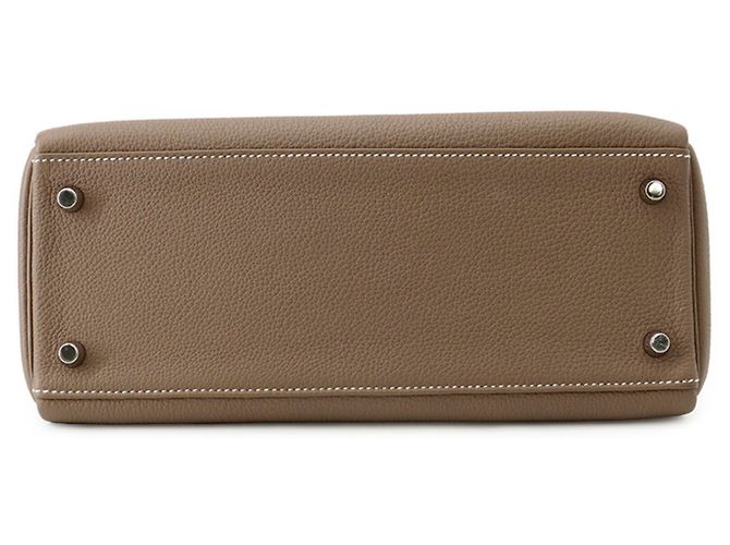 Hermès Borsa Hermes Kelly 28 in Etoupe Gray Taupe - vista 3