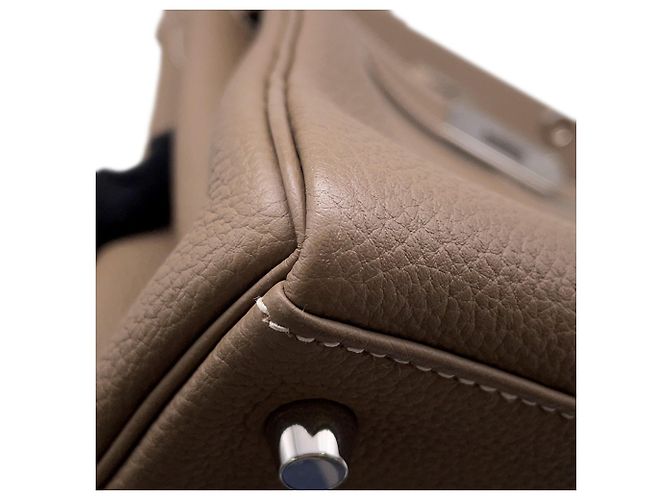 Hermès Borsa Hermes Kelly 28 in Etoupe Gray Taupe - vista 8