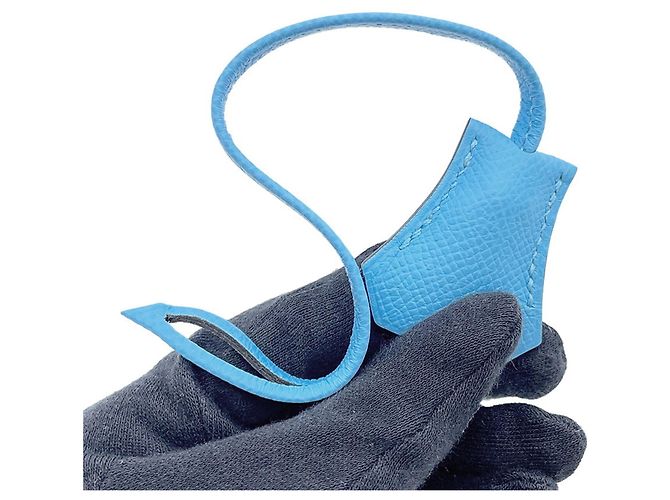 Hermès Borsa Hermes Kelly 28 in pelle Epsom Celeste Blu chiaro - vista 17