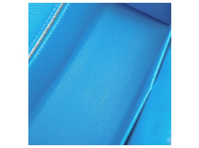 Hermès Borsa Hermes Kelly 28 in pelle Epsom Celeste Blu chiaro - vista 8
