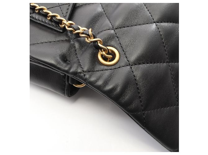 Timeless Borsa a Spalla Chanel Matelassé Nero - vista 9