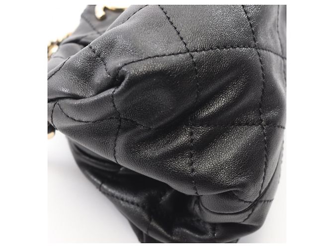 Timeless Borsa a tracolla Chanel Matelassé in agnello Nero - vista 7