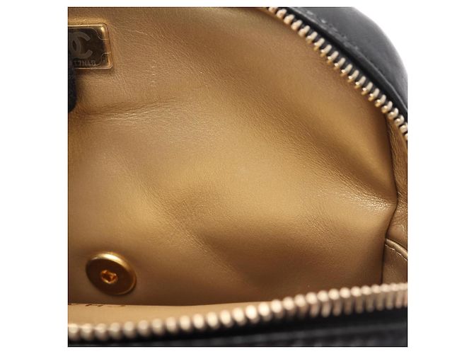 Zaino/Borsa Chanel Matelassé Square Chain Nero - vista 6