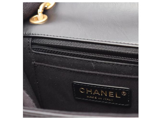 Chanel Matelassé Small Flap 2-Way Schultertasche Schwarz - Ansicht 7