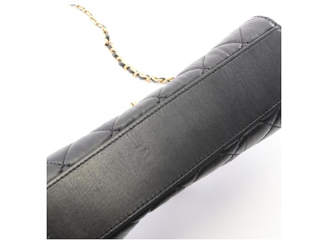Borsa Chanel Matelassé con manico e tracolla Nero - vista 10