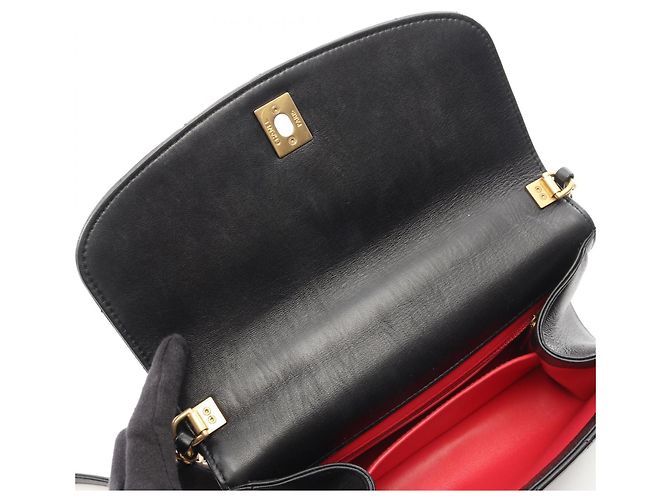 Borsa Chanel Matelassé con manico e tracolla Nero - vista 6