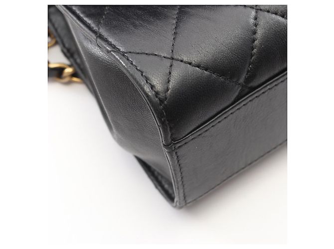 Borsa Chanel Matelassé con manico e tracolla Nero - vista 7
