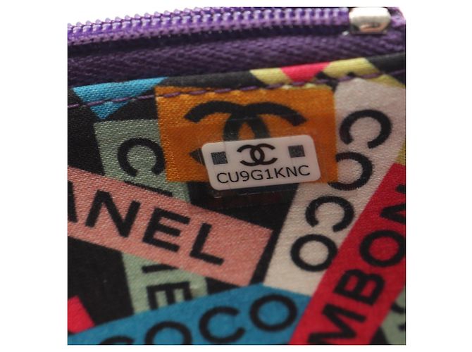 Mini borsa a tracolla con manico Matelassé Chanel Porpora - vista 5