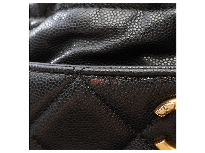 Timeless Borsa a secchiello Chanel Matelassé con coulisse Nero - vista 6