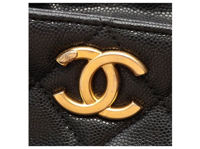 Timeless Borsa a secchiello Chanel Matelassé con coulisse Nero - vista 7