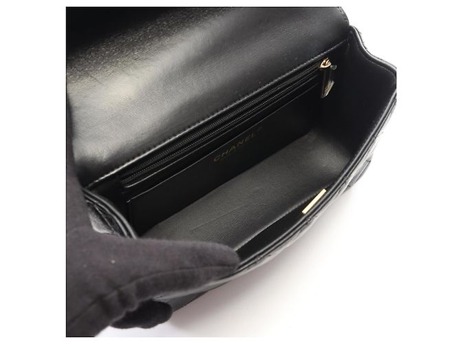 Borsa a tracolla 2-way con manico Chanel Matelassé Nero - vista 3