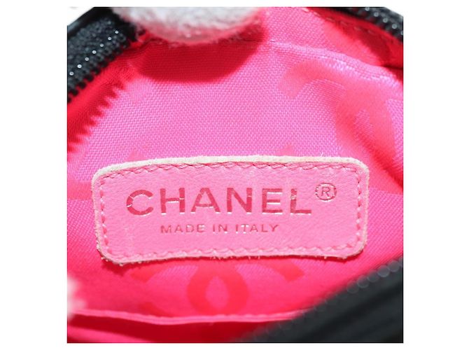 Borsa a tracolla Chanel Cambon in pelle trapuntata Nero - vista 6