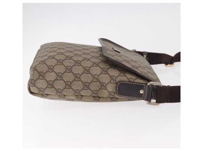 Gucci Flap Messenger GG Coated Canvas Small Beige - vista 3