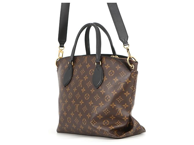 Louis Vuitton Monogram Flower Zipped Tote MM M44347 Nero - vista 2