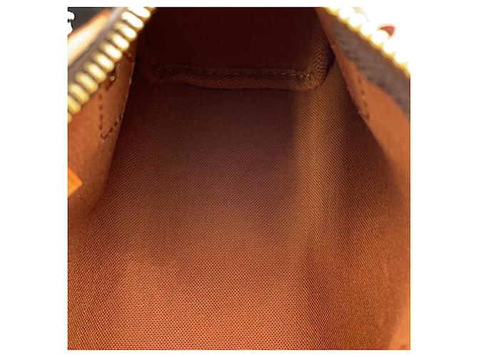 Bolso Louis Vuitton Monogram Nano Speedy Castaño - vista 9
