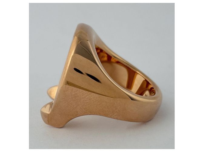 Hermès Hermes Jochetto Ring in Pink Gold GP und Schwarz - Ansicht 3