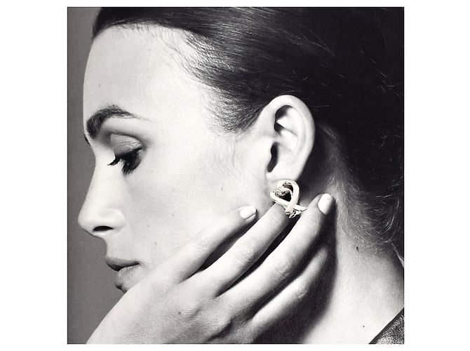 Tiffany & Co Orecchini a clip Tiffany&Co. Loving Heart Paloma Picasso Argento - vista 6