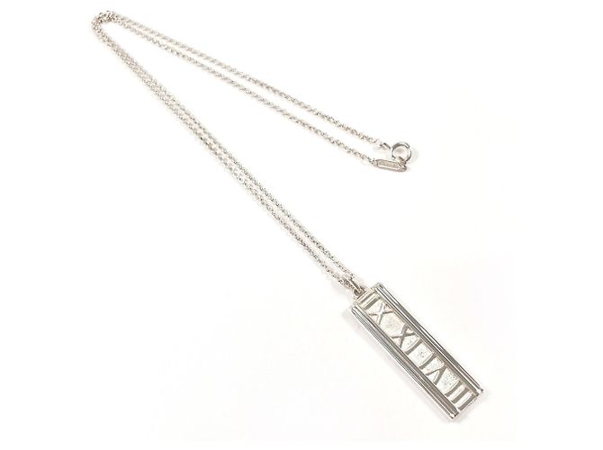 Tiffany & Co Collana Tiffany Atlas Bar Argento - vista 3
