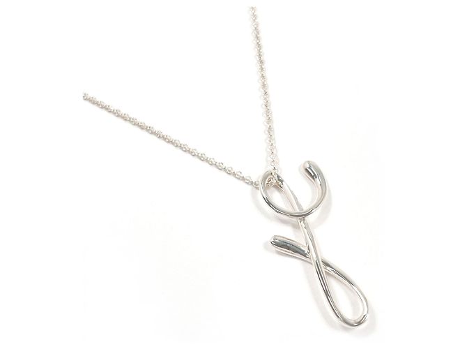 Tiffany & Co. Alphabet Buchstabe Y Halskette Silber - Ansicht 2
