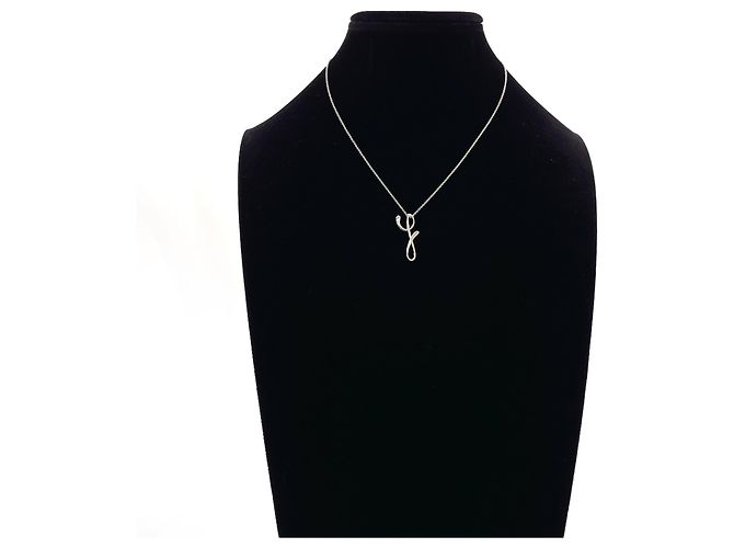 Tiffany & Co. Alphabet Buchstabe Y Halskette Silber - Ansicht 6