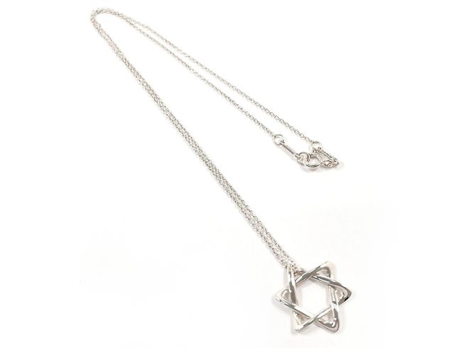 Collana Stella di Davide in argento sterling Tiffany & Co. - vista 3