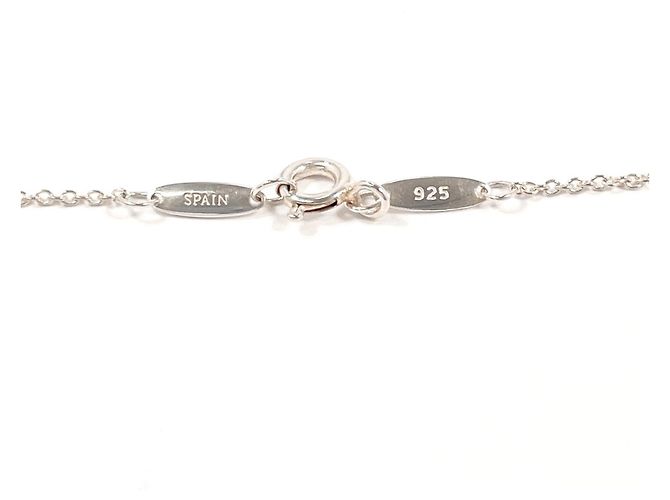 Collana lettera M Alphabet di Tiffany & Co. di Elsa Peretti Argento - vista 5