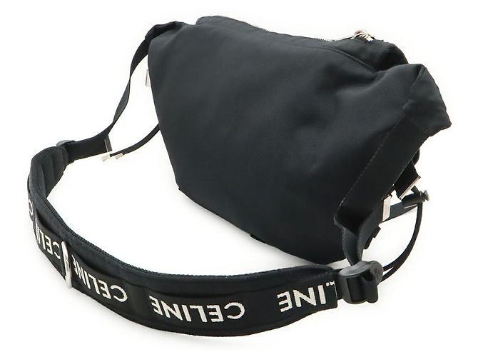 Céline Borsa Messenger da Trekking in Nylon Medium Celine Nero - vista 2