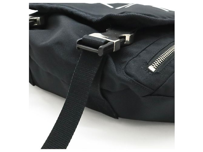Céline Borsa Messenger da Trekking in Nylon Medium Celine Nero - vista 3