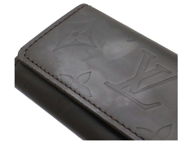 Porta llaves Monogram Glace Louis Vuitton Castaño - vista 4