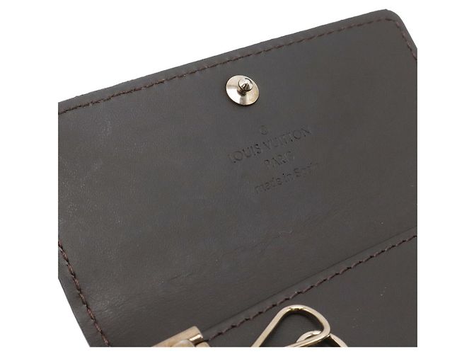 Porta llaves Monogram Glace Louis Vuitton Castaño - vista 5
