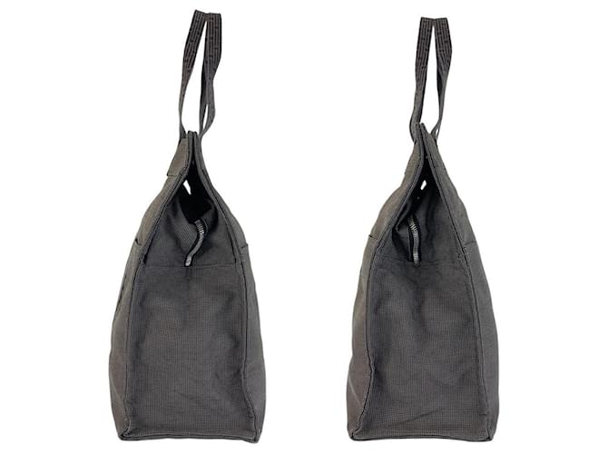 Hermès Hermes Herline GM Tote Bag Polyamid Polyester Grau - Ansicht 7