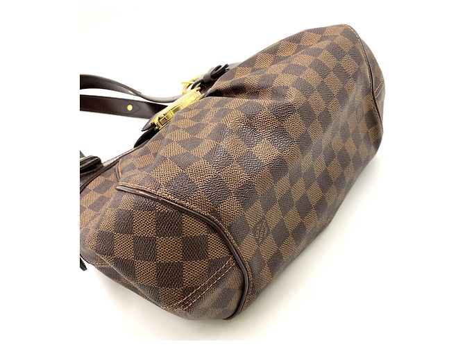 Borsa Louis Vuitton Sistina PM Damier Marrone - vista 9