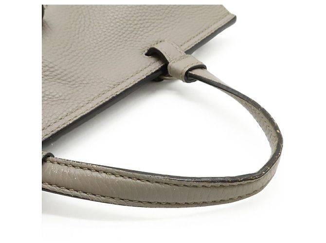 Bolsa Gucci Bamboo Daily Medium de couro Cinza - vista 5