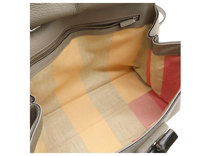 Bolsa Gucci Bamboo Daily Medium de couro Cinza - vista 6