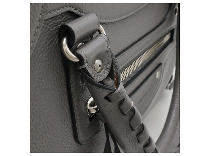 Bolsa Tote Balenciaga Neo Classic City Medium Cinza - vista 6