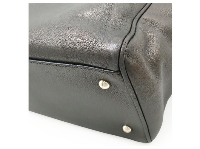 Loewe Anagram Handtasche aus Nappaleder Grau - Ansicht 3