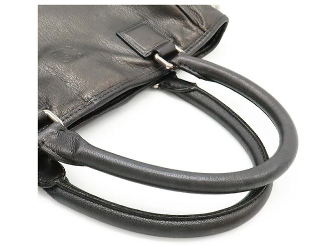 Loewe Anagram Handtasche aus Nappaleder Grau - Ansicht 4