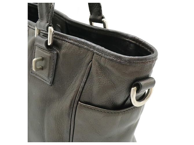 Loewe Anagram Handtasche aus Nappaleder Grau - Ansicht 6