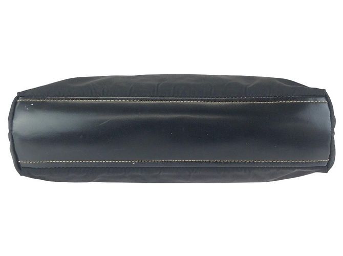 Borsa a mano in nylon Tessuto e pelle Prada Nero - vista 10